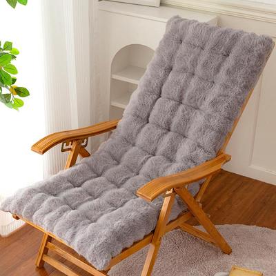 Soft Winter Rabbit Fur Rocking Chair Cushion with Dense Fluff