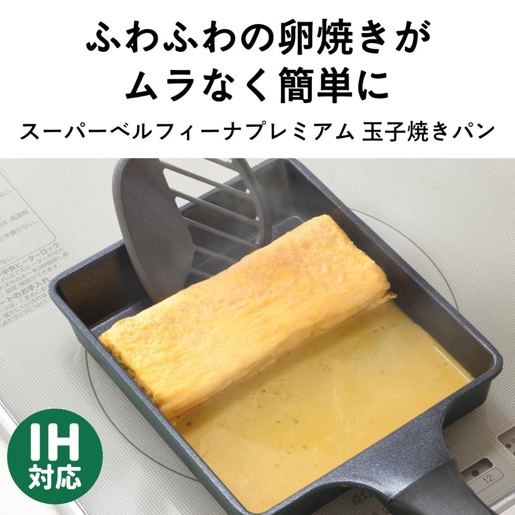 Ernest Super Belfina Premium Frying Pan and 18 x 15 and 1 million cycles wear resistance test (A-78094), lightweight, non-stick, gas/induction