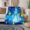 1pc Princess Printing Blanket - Soft, All-Season Throw for Living Room, Bedroom,Personalized Gift with Adorable Cartoon Design