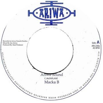 

7inch Record MACKA B Ariwa Sound ARI230 Ariwa 2009 UK Reggae Ska Dub Used