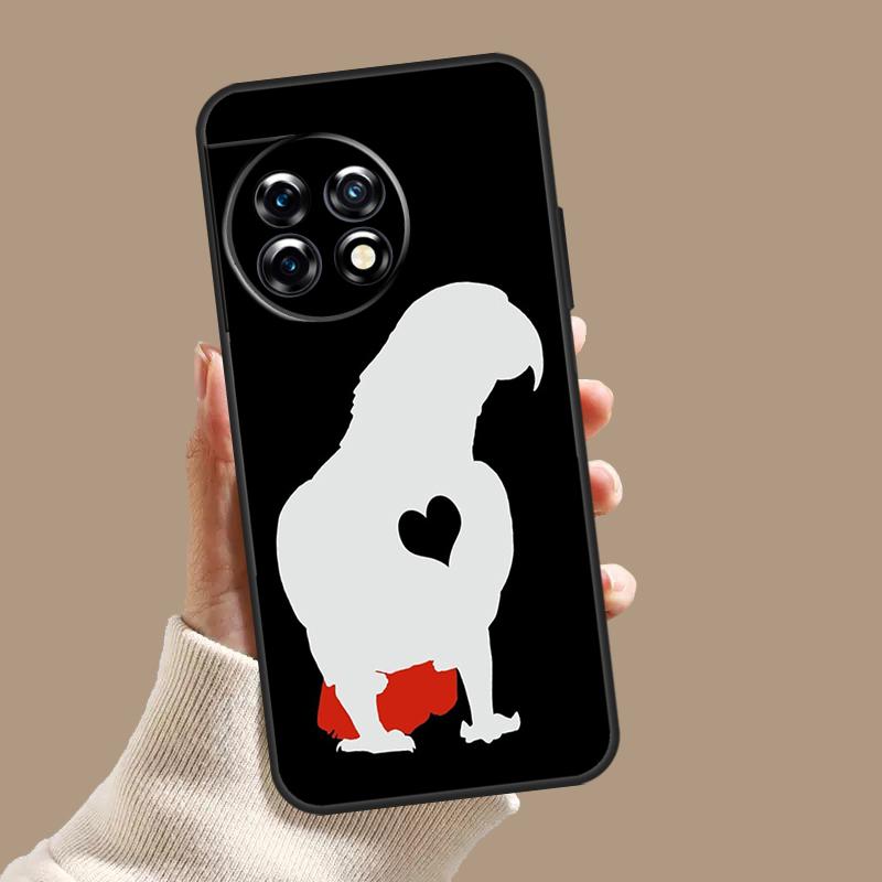 African Grey Parrot Case For OnePlus Nord 5 CE 4 3 Lite N20 N30 OnePlus 15 13 12 11 8 9 10 Pro 12R 13T 13R Cover