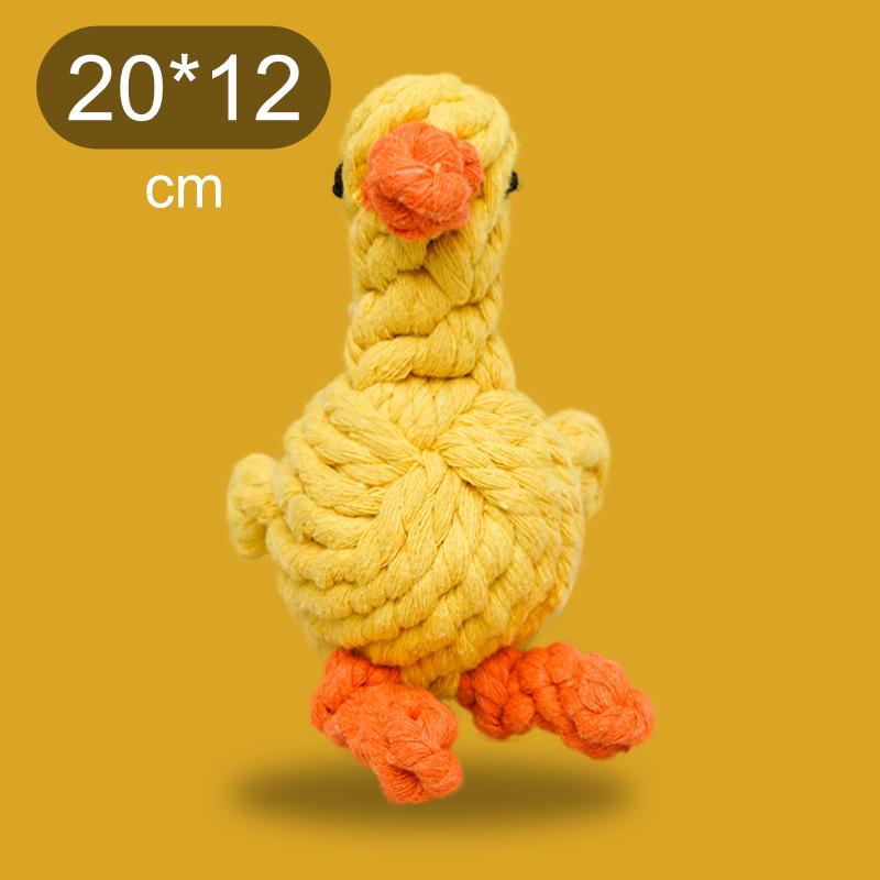 

Large Dog Knot Rope Toy - Bite-Resistant Teething Ball for Puppies and French Bulldogs - Boredom Relief Pet Supply Random Color