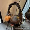Premium Foreign Style Niche Bag Women's 2025 New Versatile Chain Messenger Bag Exquisite Super Fire Pleated Handbag
