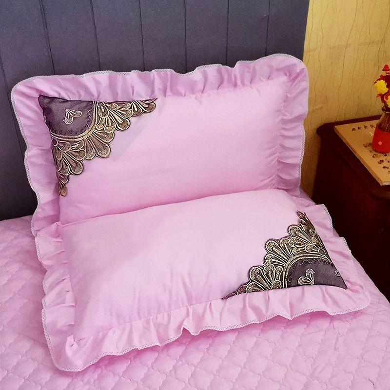 1 Paar Pak Kant Kussenslopen, Europese Ruche Kussenslopen, Kant Envelop Kussenslopen, Kussenslopen Zonder Vulling 48x74cm pair - without pillow core white