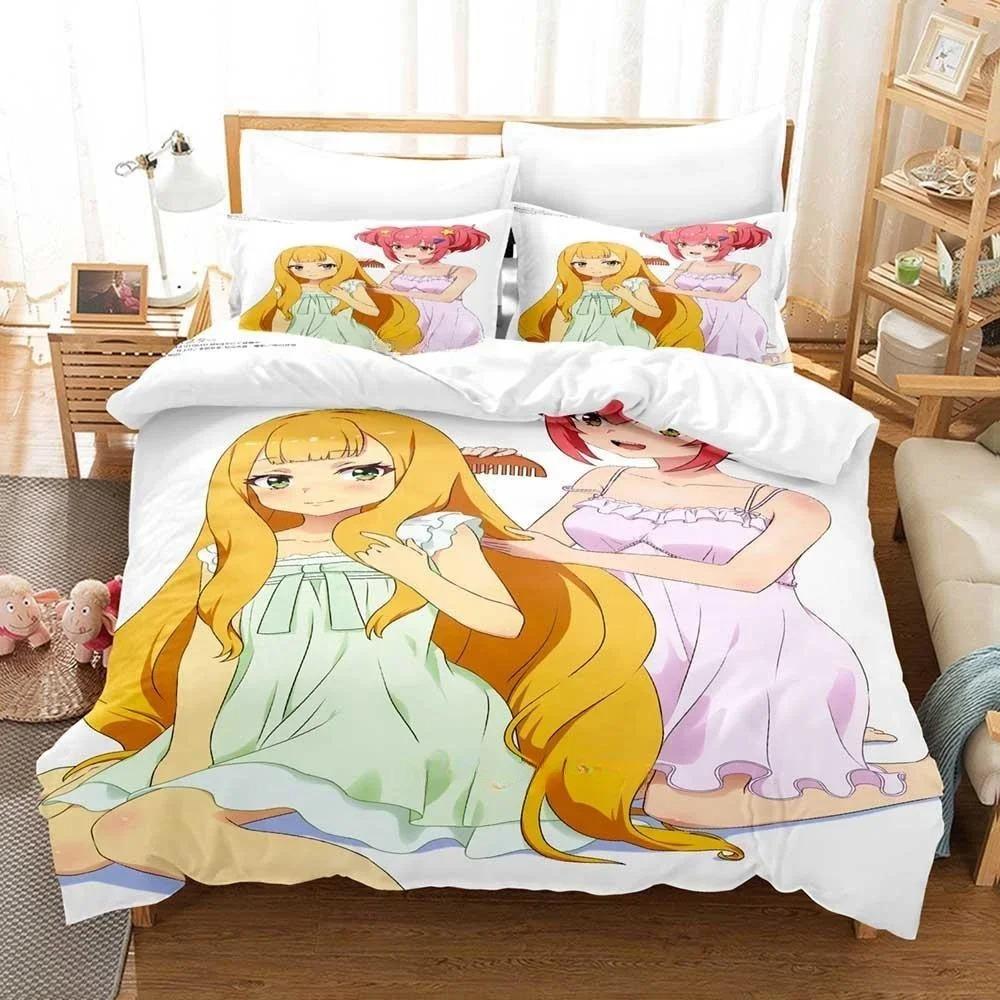 3D Druck Anime Kawaii Mädchen World Dai Star Bettwäsche Set Einzelbett Twin Full Queen King Size Bettset Erwachsener Kind Schlafzimmer Bettbezug Sets