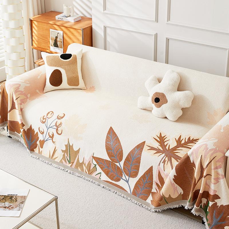 Chenille Sofa Towel Full Cover Cloth Four Seasons Universal Non-Slip All-Inclusive Sofa Cover Universal Cover Anti-Scratching Cushion