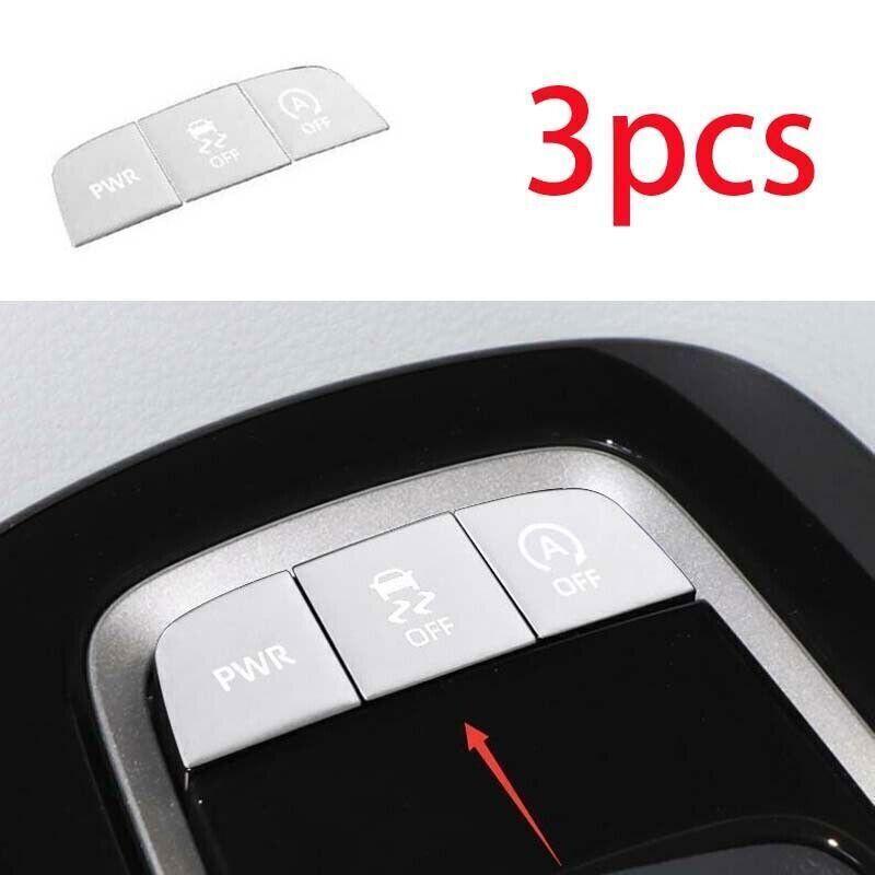 For Toyota Corolla Cross Central Console Panel Button Silver Aluminum -