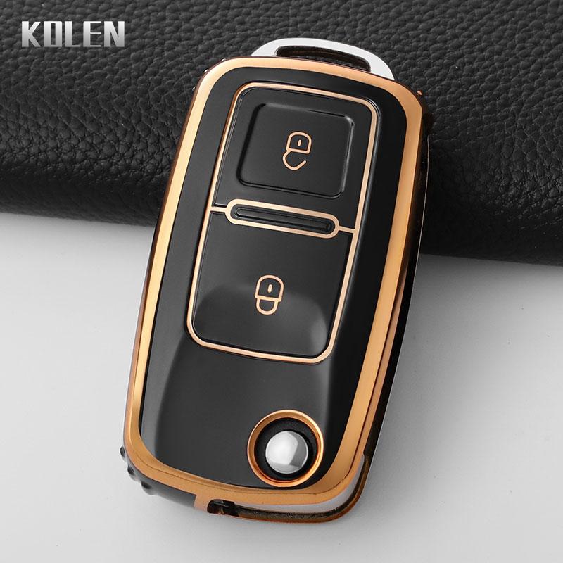 Tpu Car Key Case Cover For Vw Volkswagen Polo Tiguan Passat B5 B6 B7 Golf 4 5 6 Mk6 Jetta Lavida Skoda Octavia Seat Leon Altea