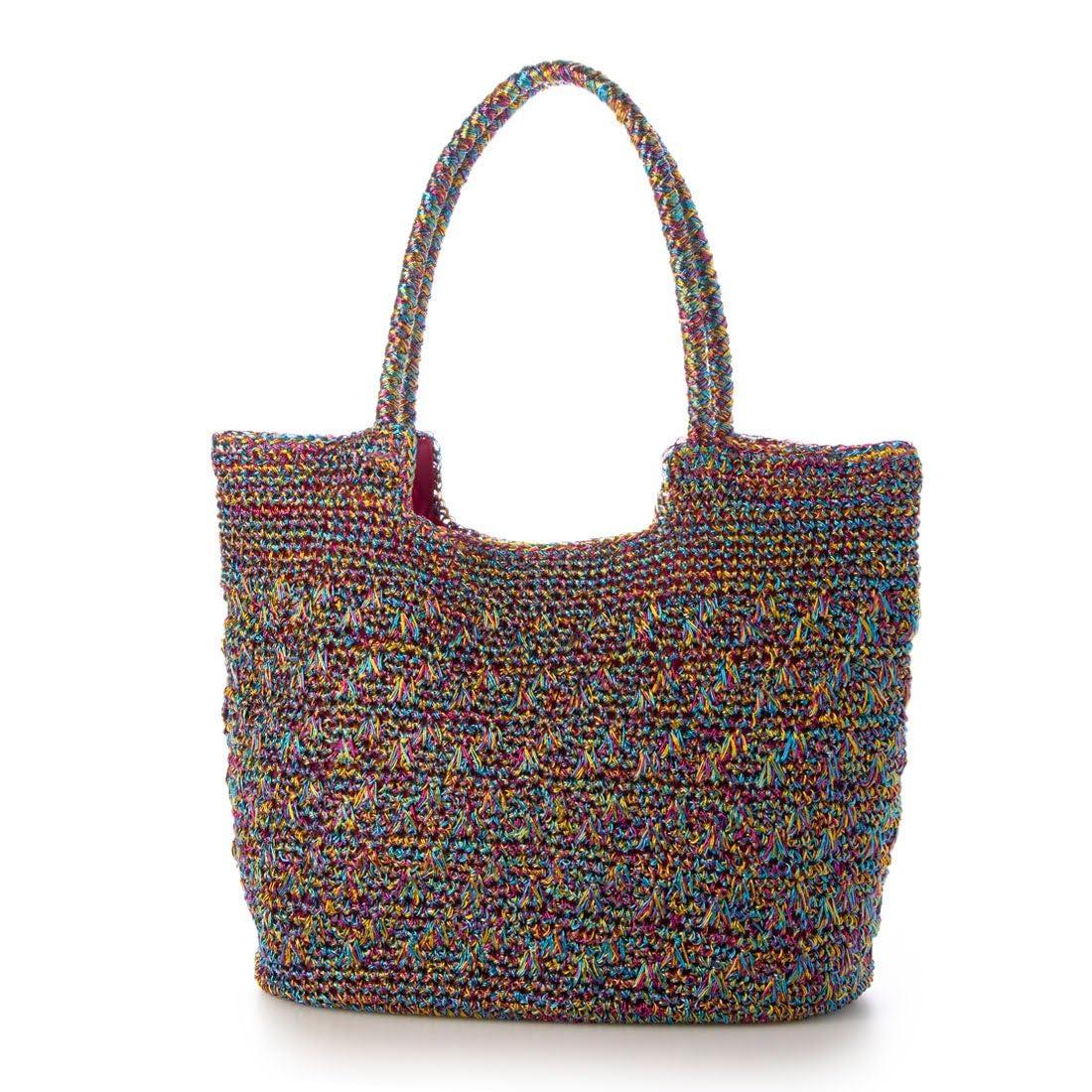 

Металічна шнуркова в язана сумка-тоут MIX [Kashkash] 01-00-81200 Жіноча