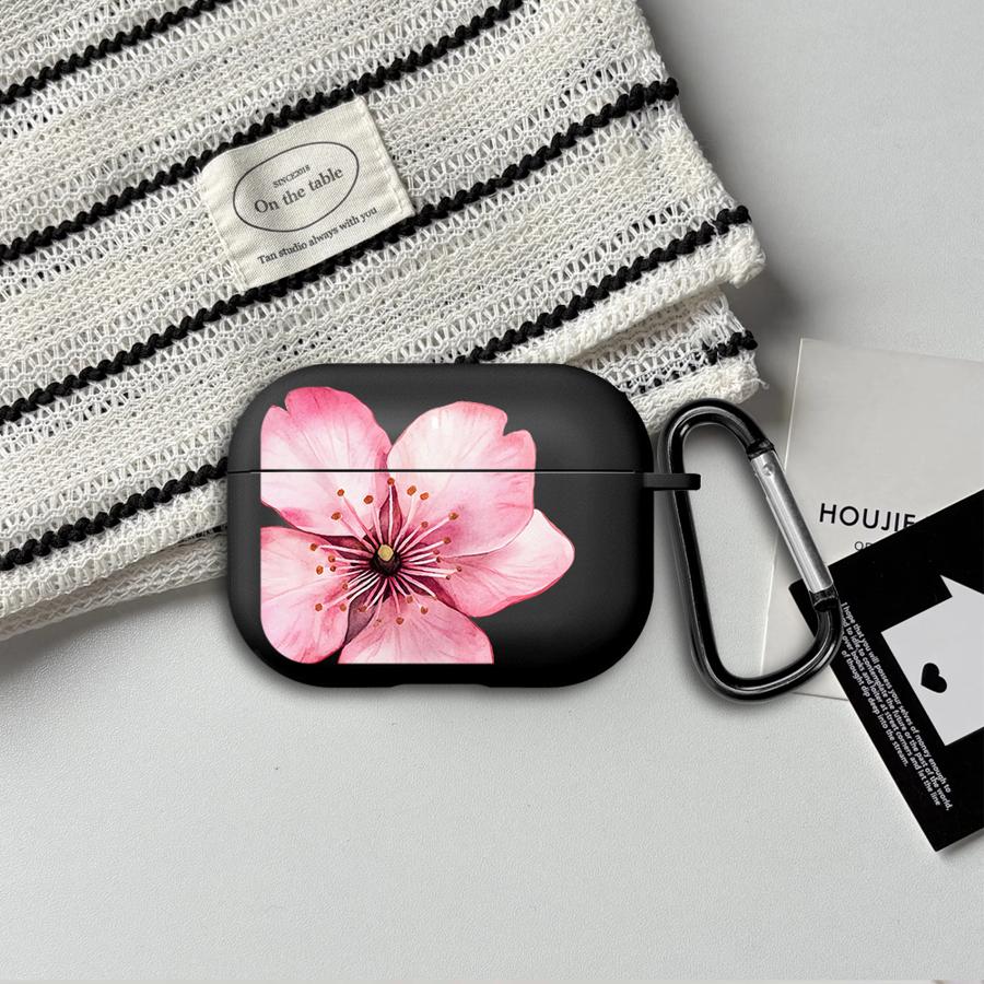 Earphone Cases Cover Case For Airpods 3 4 Pro2 Pro 1 Pro3 2 Pink Flower