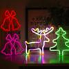Christmas Neon LED Night Light - Influencer-Inspired Holiday Bedroom Decoration