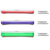 3 Colors Resistance Bands Natural Latex Expander Power Yoga Rubber Loop Fitness Elastic Bands Pilates Fitness Workout Equipm Practical Use