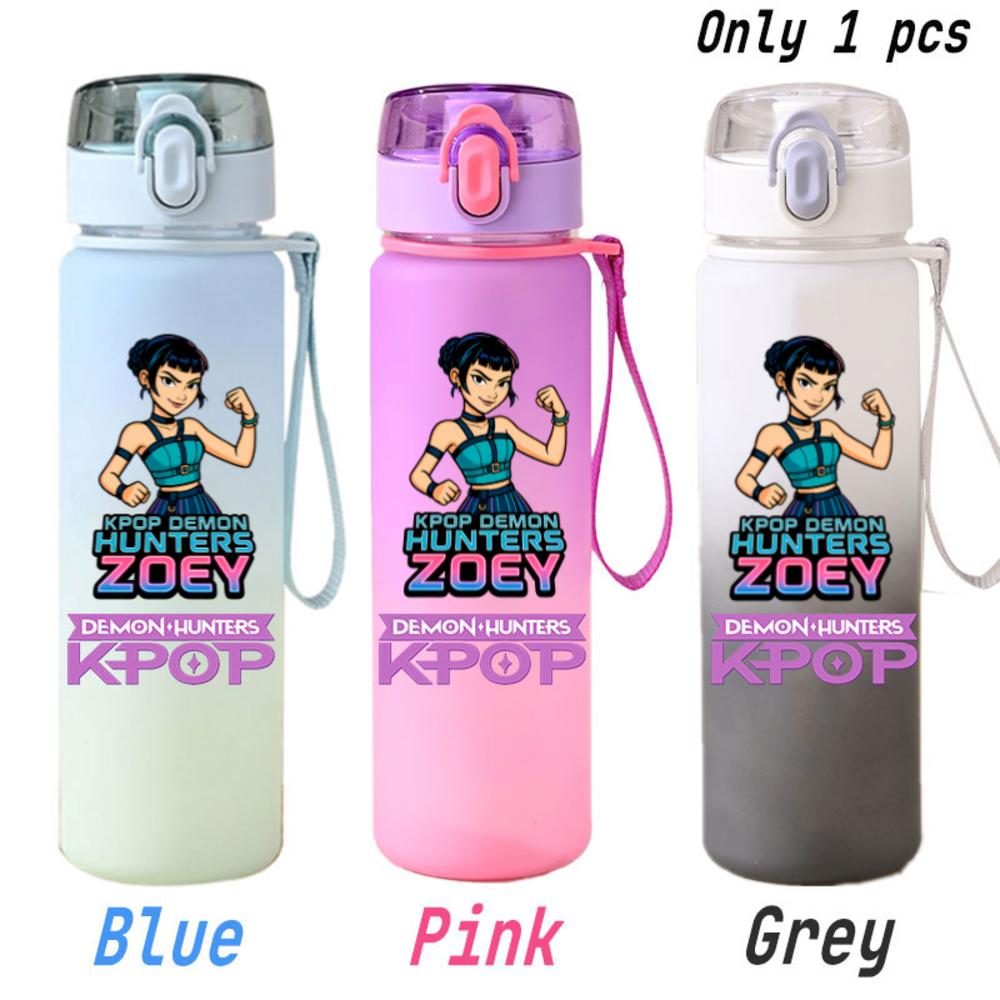 For KPOP Cup 750ML Bottle Portable Sports Kpop Plastic Anime Gradient Drinking Direct Drinking Water Cup Gourd Container
