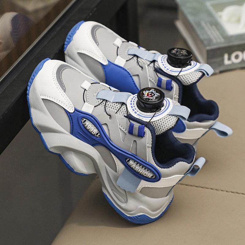 New Spring and Autumn All-match Running Shoes for Boys, Handsome, Comfortable, Wear-resistant and Soft-soled Sports Shoes