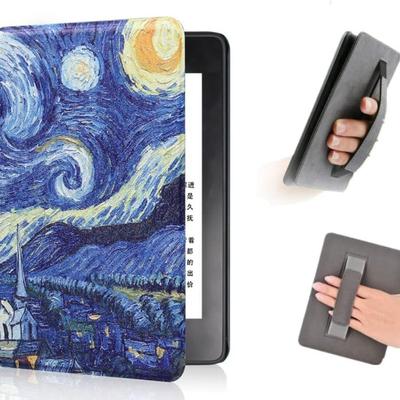 TPU Silicone for Kindle 2024 Cover for Paperwhite 12 7 Inch KPW with Hand Strap and Back Stand