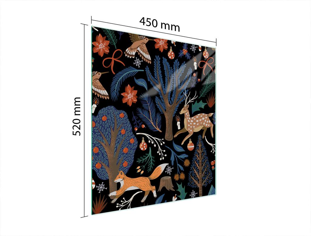 SZKLANA DESKA DO KROJENIA 45x52 ZWIERZĘTA