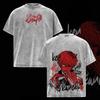 Tokyo Ghoul Kaneki Ken Cool Graphic Tshirt Men Women Clothing Short Sleeve Cotton T-shirts Washed Tee Harajuku Unisex T Shirt