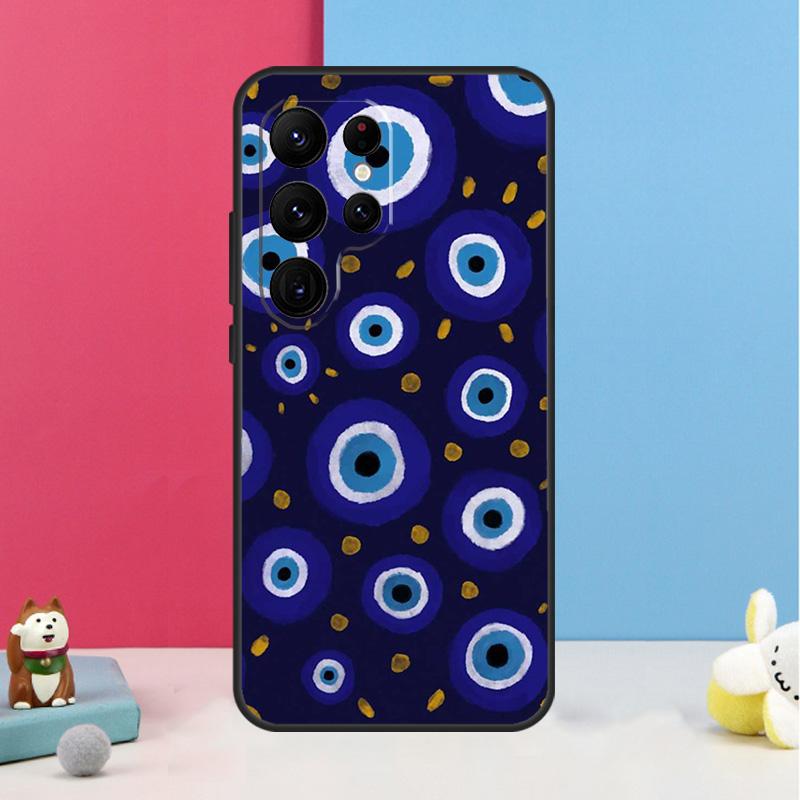 Evil Eye Case For Samsung Galaxy S23 S24 Ultra S20 S21 FE Note 10 20 Ultra S8 S9 S10 S22 Plus Cover