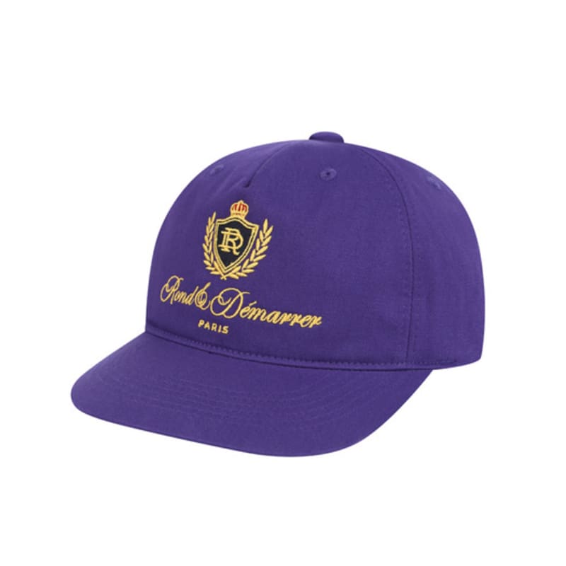 ROND&DEMARRER [Unisex] Classic Embroidered Snapback (Purple)