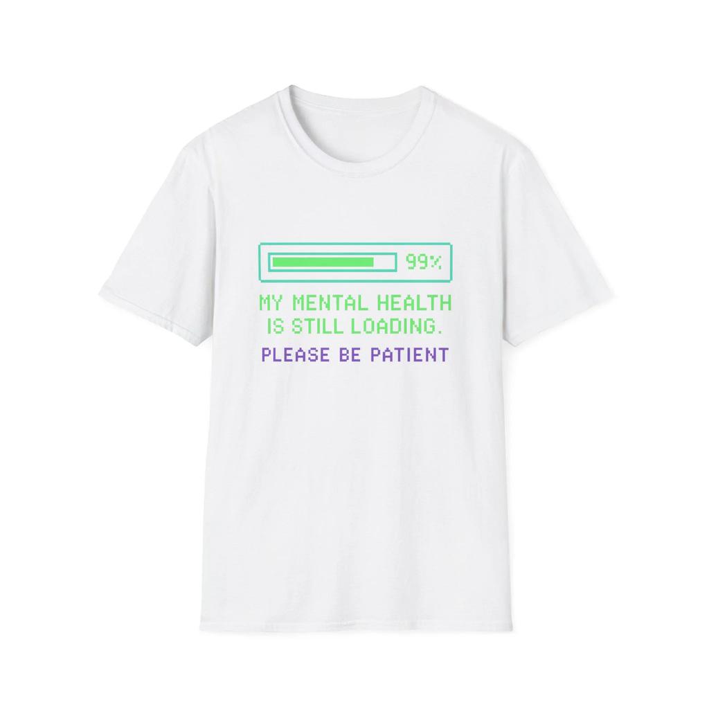 Retro Unisextal Health Loading TShirt Funny 8Bit Progress Bar Tee Vintage Gamer Style Neon Pixel Graphic Unisex Shir