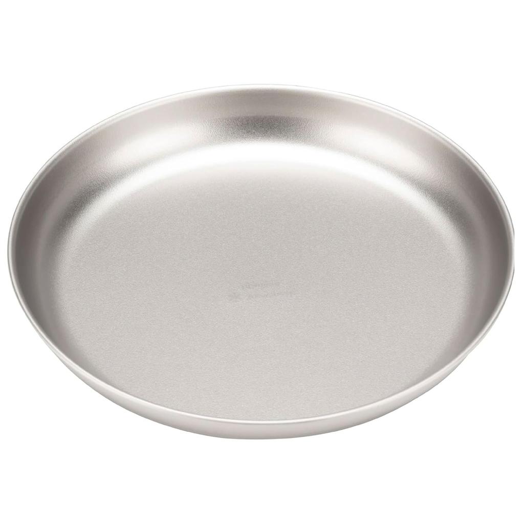 Snow Peak Trek Titanium Plate Titanium Plate for Solo Camping STW-002T - Ultra-lightweight
