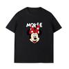 Summer New Cartoon Disney Mickey Mouse Print Couple T-shirt For Men Women Short-sleeved O-neck Tees Casual Sports Oversized  Top