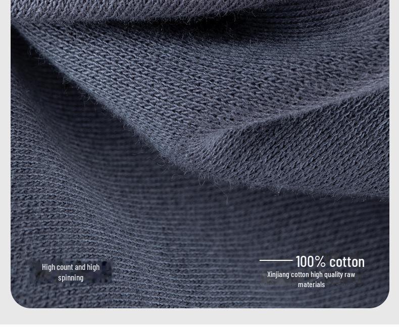 Pánské pyžamo Septwolves z čisté bavlny, jednobarevné, s dlouhým rukávem a rozepínáním vpředu