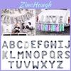 Letter Balloons Large 40 Inch Silver Foil Balloons Elegant Party Decorations For Birthdays And Weddings