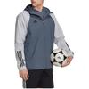 adidas Originals Tiro 23 Color Block Hooded Casual Sports Jacket Men Jackets Light-Gray HU1320
