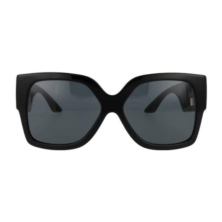 Versace Fashion Minimalist Irregular Shape Sunglasses Unisex sunglasses Black 0VE4402GB187