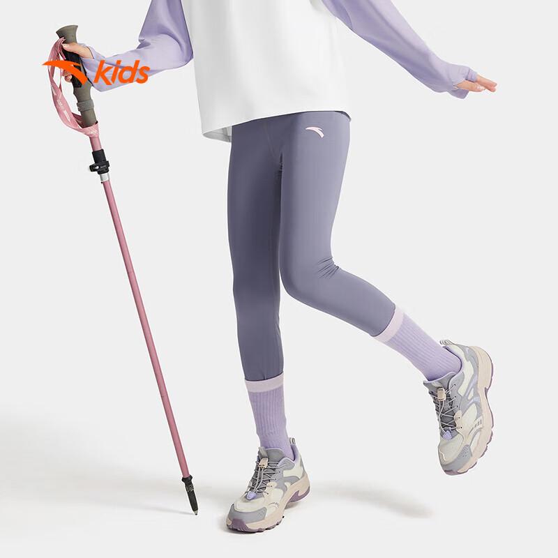 Anta Kids' Breathable Knit Leggings for Girls