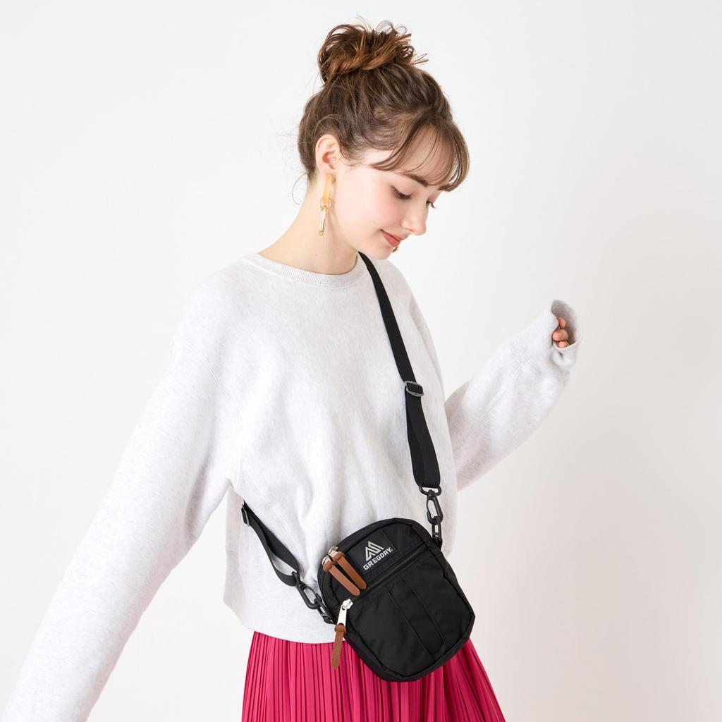 Gregory Official Quick Pocket M Shoulder GM68456 Bag, Black,