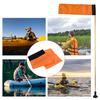 Large Kayak Safety Flag with Pole Storage Bag Screws and Track Mount Base High Visibility 20x5.6 Inch Kayak Flags for Safety