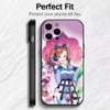 The QQ M-Miku NaKano 5Toubun Phone Case For iPhone17,16,15,14,13,12 Plus,Max Soft Silicone Black Cover