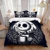 3pcs Night Sky Jack Bedding Set Includes 1 Quilt Cover and 2 Pillowcases, Comfortable B071