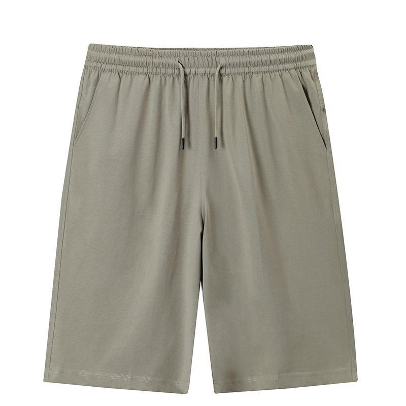 

220 г Модные летние спортивные шорты на шнурке 2XL серый/зелёный