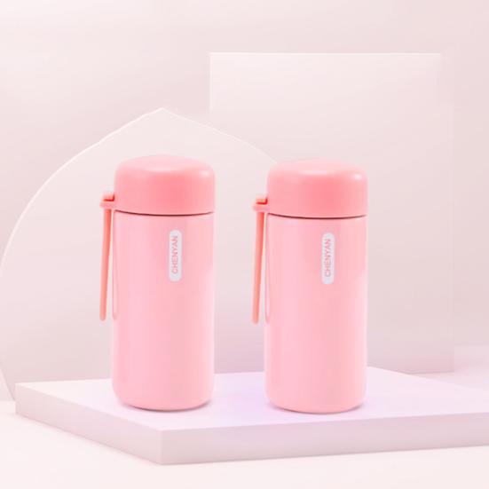 150ML Stainless Bottle Steel Insulated Vacuum Water Cup Leakproof Mini Flask with Lanyard