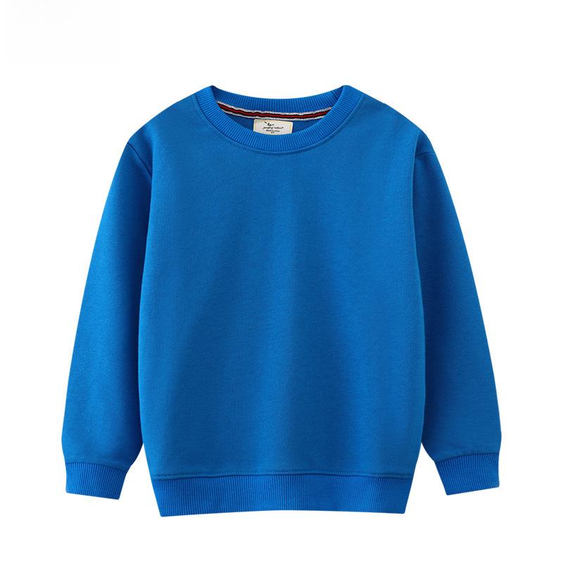 Hanorac cu mânecă lungă pentru copii de toamnă 2024 - Pulovere cu gât rotund pentru băieți și fete