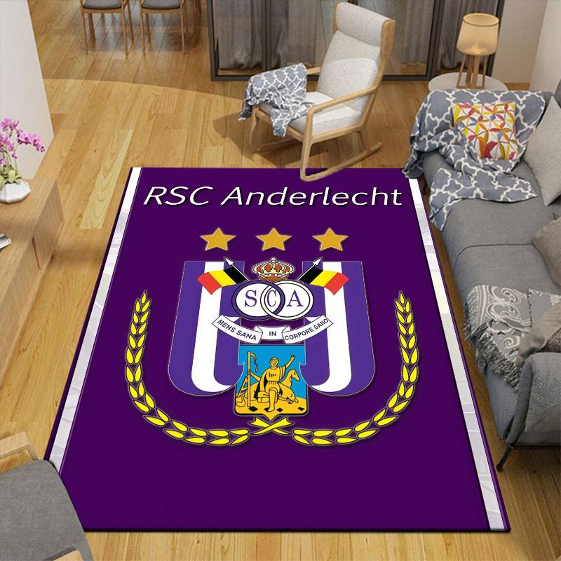 Anderlecht Home Sofa Decoration for Living Room & Bedroom, Non‑Slip Play Flannel Floor Mat for Game Room
