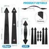K1AE Garage Door Decorative Magnets 4 Hinges 2 Handles Set Reusable Removable Hardware Quick Fixing for Metal Door Decors