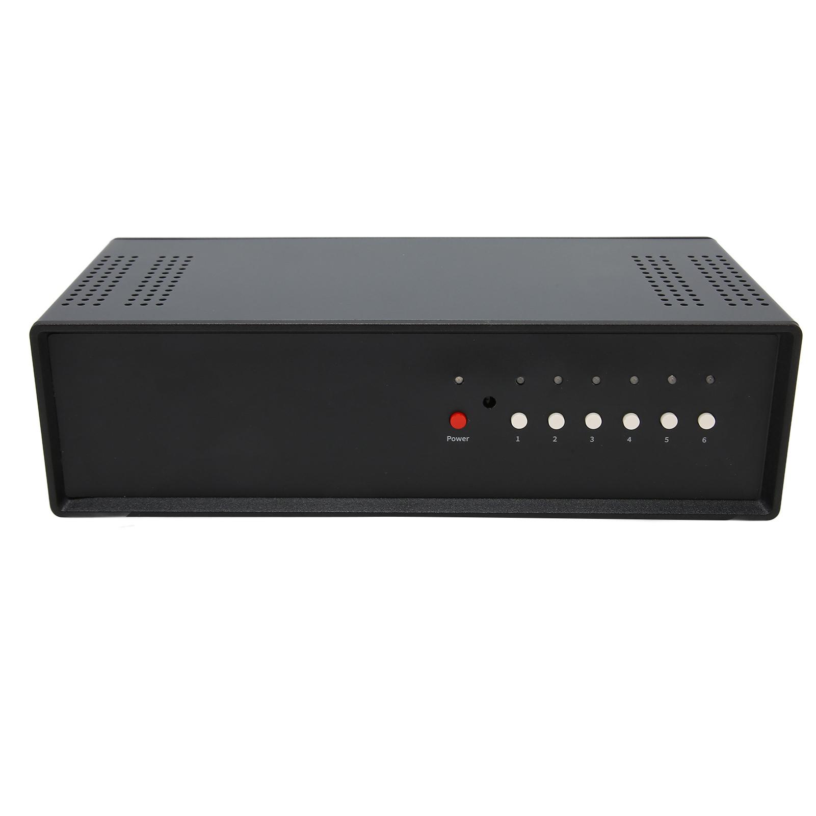 

Двухканальный усилитель-коммутатор динамиков, селектор-коммутатор динамиков 4 в 2 выхода 500 Вт 100‑240 В США EU Plug