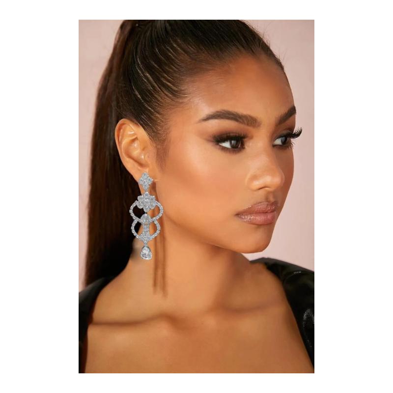 

Женские серьги-подвески BAHELS с кристаллами и камнями Waterway