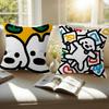 Anime M-Matsui Dog Kawaii Pillow Cushion Cover Pillowcase Living Room Sofa Home Decor