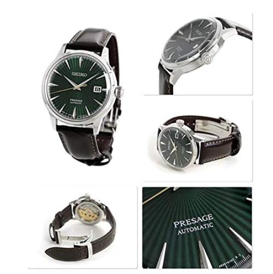 Seiko SRPD37J1 Presage Automatic Green Analog Sports Watch Made in Japan Automatic Overseas Shipping Men's