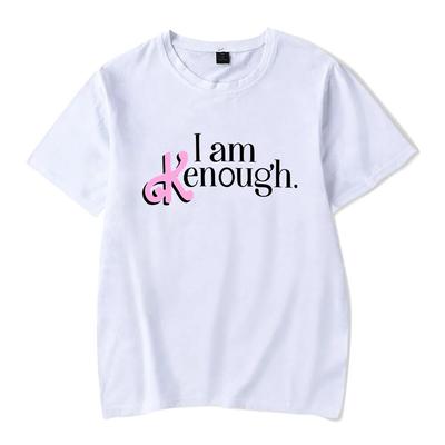 Je suis Kenough Merch T-shirt Mode Col Rond Manches Courtes T-shirt Unisexe Femme T-shirt 2023 Nouveau Film Vêtements Drôles Unisexe