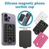 For Magsafe Magnetic Phone Holder Suction Cup Silicone Magnet Wall Mount Stand For Phone Universal Bracket