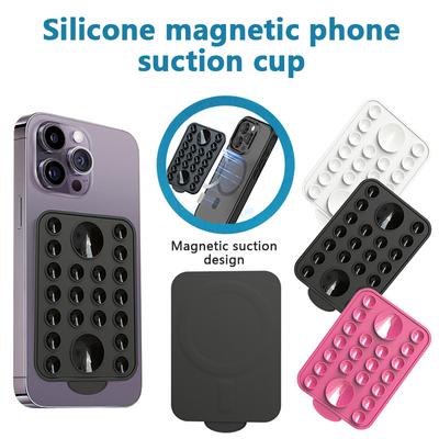 Pro Magsafe Magnetický Držák Telefonu Přísavka Silikonový Magnet Nástěnný Držák Stojan Pro Telefon Univerzální Držák