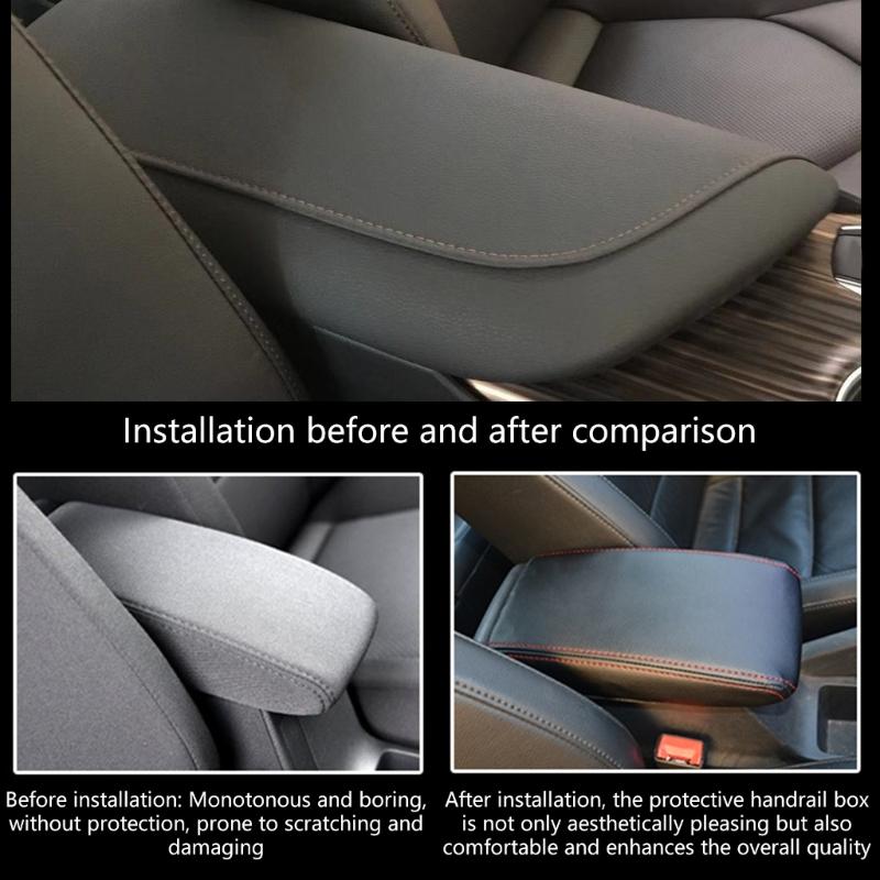 Copertura Bracciolo Console Centrale in Pelle Premium di Lusso per Modelli 2018-2022 L LE XLE Protegge da Graffi e Usura
