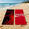 C-Coca-Cola-ES Modny Ręcznik z Logo Na Kemping Plażę Super Chłonny Szybkoschnący Letni Ręcznik
