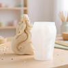 Candle Making Molds Mermaid Non-Stick Reusable Table Decor Silicone Candle Molds for Resin Plaster Epoxy Soap Arts & Crafts